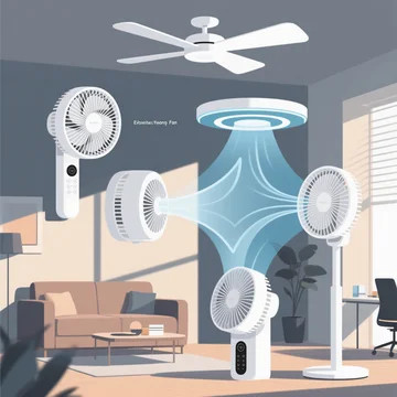 Efisiensi Energi dan Desain Futuristik pada Kipas Modern